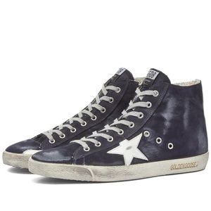 Golden Goose Blue Suede Francy (Size 39)